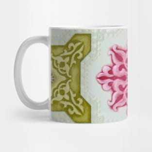 Decorative Elegance Victorian Classic Flower Ornamental Seamless Pattern Mug